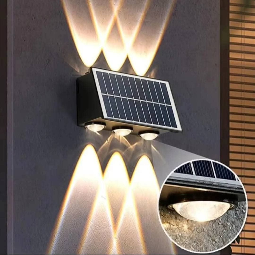 Outdoor wall sola decor lights